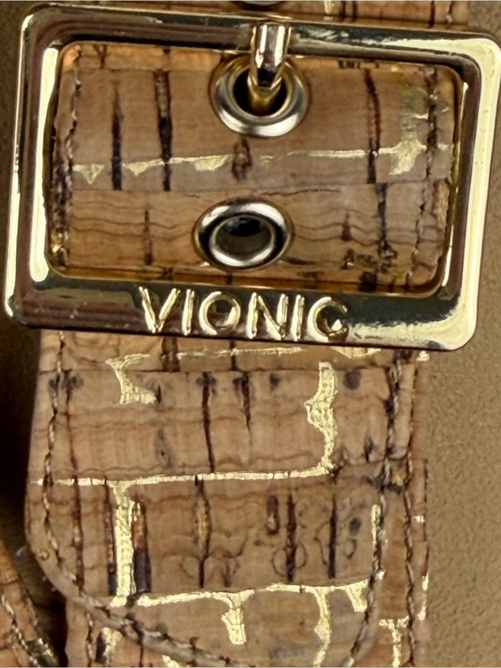 Vionic Pacific Rio platform sandals cork upper size 11 Wide - Picture 13 of 16